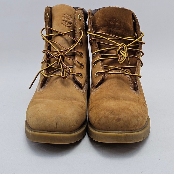 Timberland Premium Waterproof Boots Mens 9.5 Wheat Nubuck 6 Inch A161C main image 7